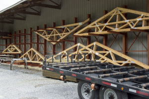 White Construction trusses for post-frame buildings