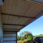 White Construction - post frame home finishing - soffit