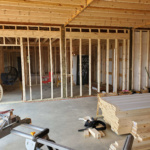 White Construction - post frame home finishing - framing interior