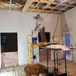 White Construction - post frame home finishing - drywall interior